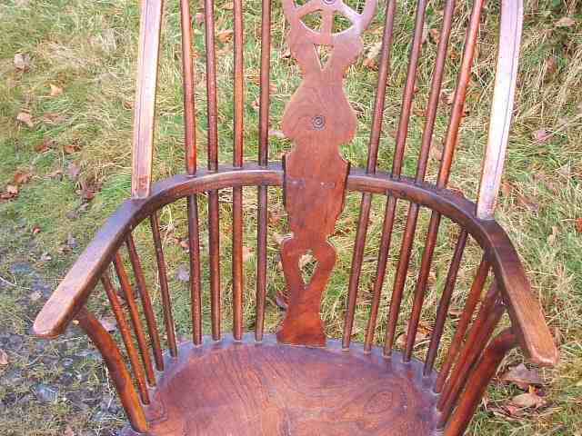 Arm bow repair to a Windsor Chair